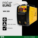 Máquina Inversora de Solda Portátil WK 225 220V Pró Euro - PRO EURO