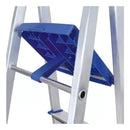 Escada Resistente E Leve De Alumínio 4 Degraus Mor