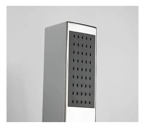 Ducha Quadrada Inox 20x20 Cm Com Desviador E Ducha De Mão