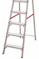 Escada De Alumínio Tesoura 6 Degraus Botafogo Resistente