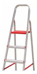 Escada De Alumínio Tesoura 6 Degraus Botafogo Resistente