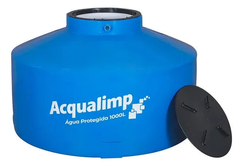 Tanque de água Acqualimp Água Protegida capa tripla 1000L de 90 cm x 134 cm